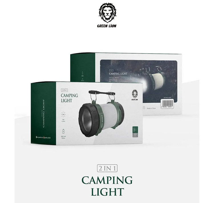 چراغ کمپینگ و پاوربانک گرین لاین 2in1 - فروشگاه اپل پلاس