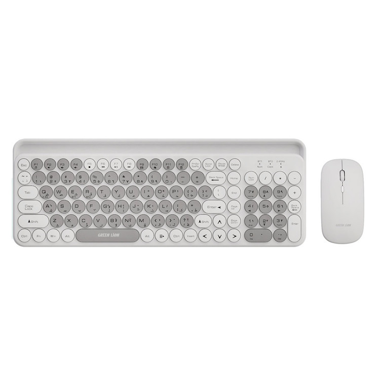 کیبورد و موس بی سیم گرین لاین مدل Green Lion Wireless Duo - فروشگاه اپل پلاس