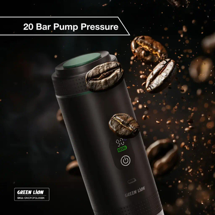 اسپرسوساز قابل حمل گرین لاین مدل CAFFEX Coffee Maker GNCFCFGL05 - فروشگاه اپل پلاس