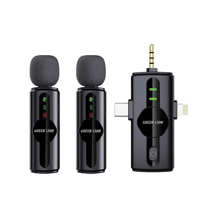 میکروفون یقه ای گرین لاین مدل GM-80X دو کاربره وایرلس