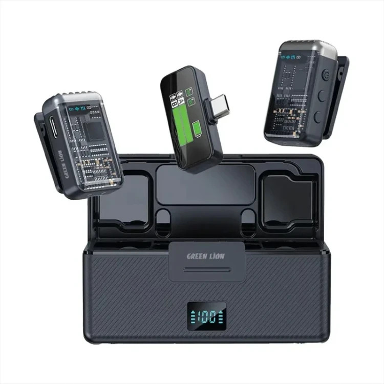 میکروفن یقهای بیسیم گرینلاین مدل GM-90X با درگاه تایپسی