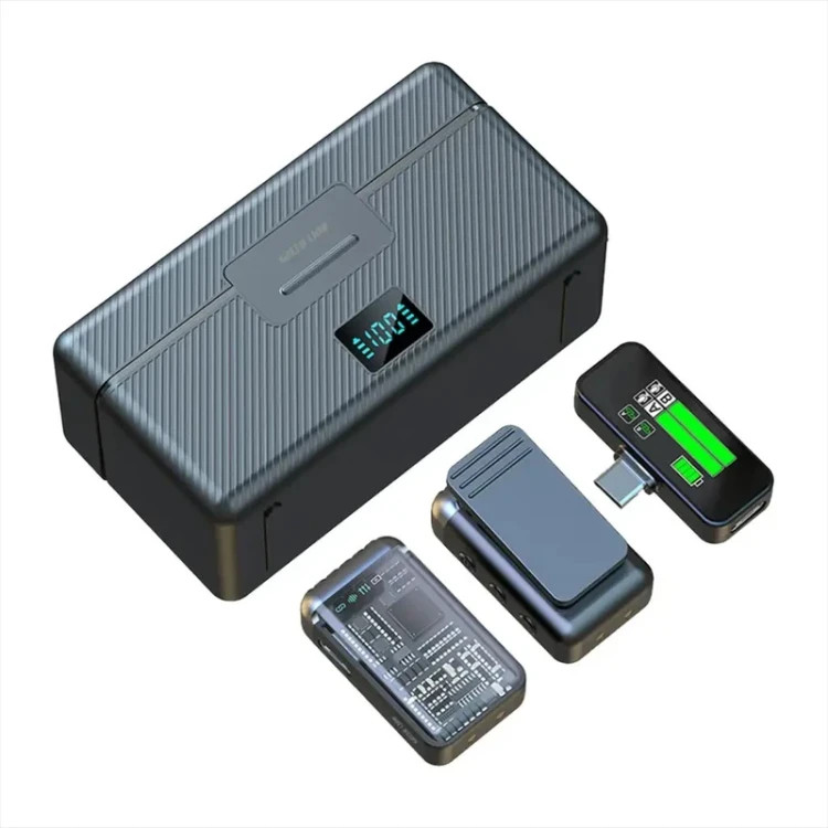میکروفن یقهای بیسیم گرینلاین مدل GM-90X با درگاه تایپسی