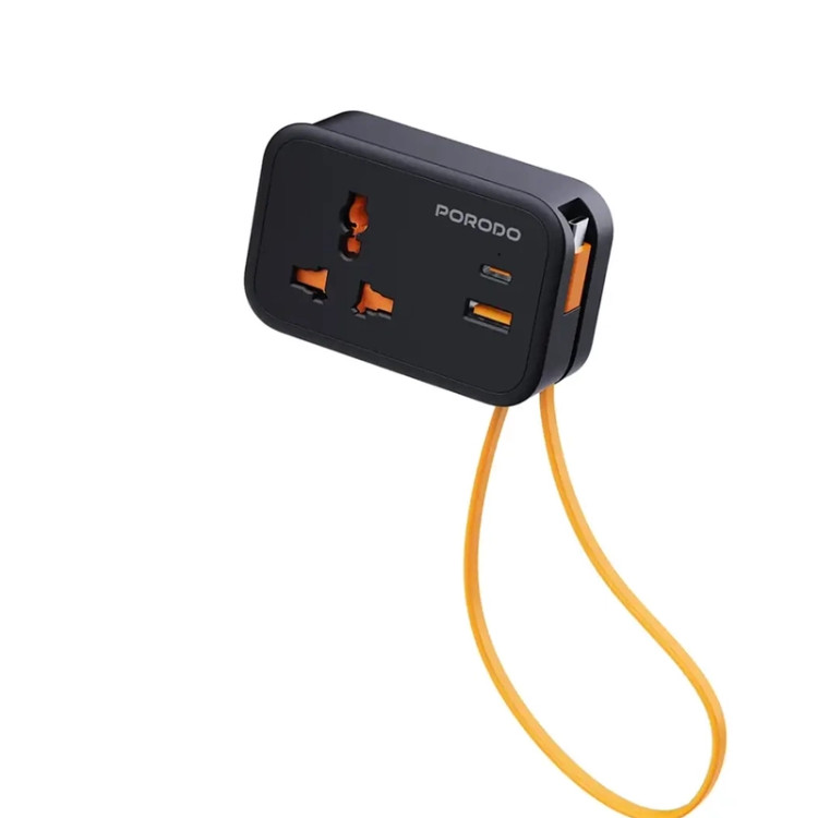 شارژر دیواری 20W پرودو مدل PORODO WALL SOCKET PD-FWCH056 - فروشگاه اپل پلاس