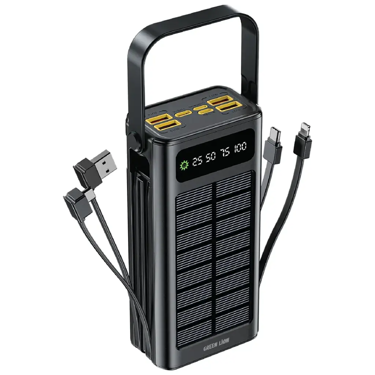 پاوربانک 30000mAh خورشیدی گرین لاین مدل Solar X - فروشگاه اپل پلاس