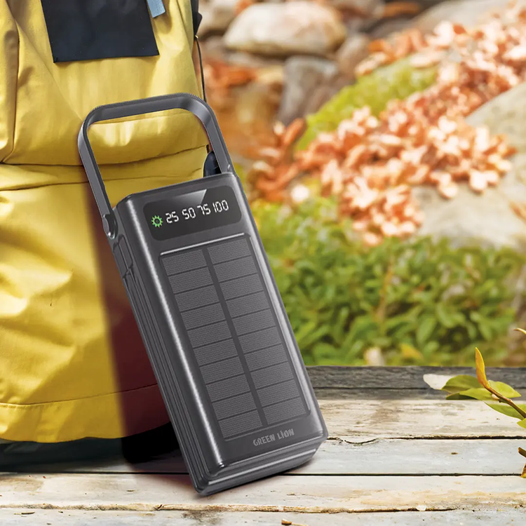 پاوربانک 30000mAh خورشیدی گرین لاین مدل Solar X - فروشگاه اپل پلاس