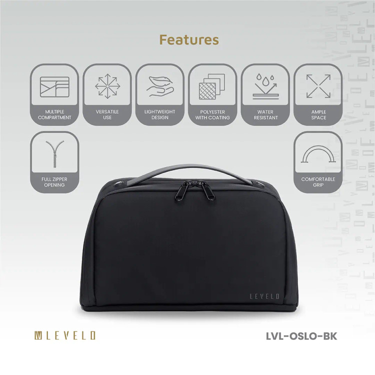 کیف همراه لِولو مدل LEVELO OSLO LVL-OSLO-BK - فروشگاه اپل پلاس