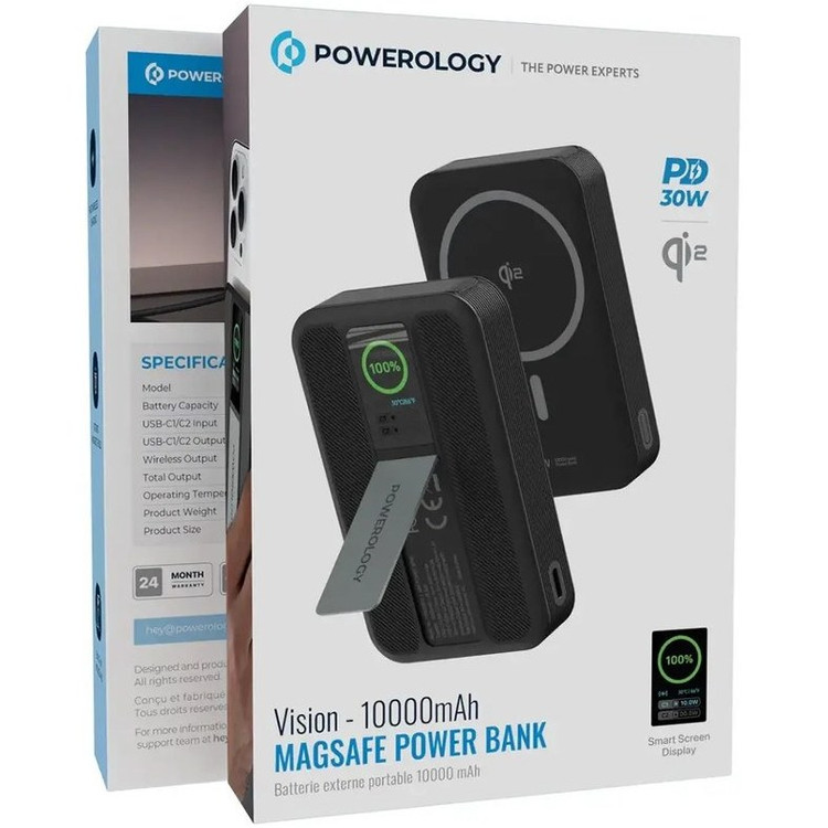 پاوربانک وایرلس 10000 پاورولوژی Powerology مدل PPB20910 - فروشگاه اپل پلاس