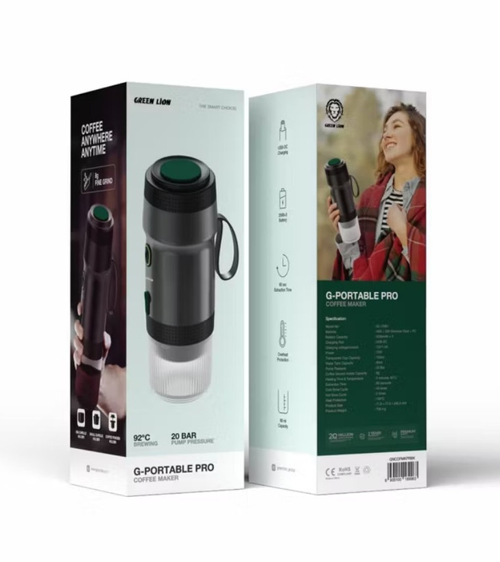 اسپرسو ساز شارژی گرین لاین مدل G-PORTABLE PRO