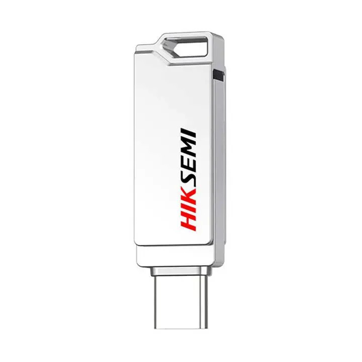 فلش هایک سمی مدل HS-USB-E327C 128G U3 Silver ظرفیت 128 - فروشگاه اپل پلاس