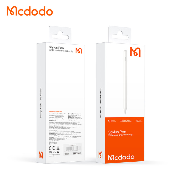 قلم لمسی مک دودو مدل Mcdodo PN-3080 - فروشگاه اپل پلاس