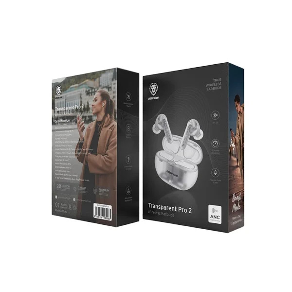 ایرپاد گرین لاین مدل Transparent Pro 2 - فروشگاه اپل پلاس