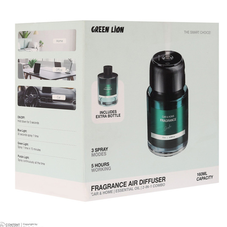 خوشبو کننده هوشمند خودرو گرین لاین مدل Fragrance 2in1 Combo - فروشگاه اپل پلاس