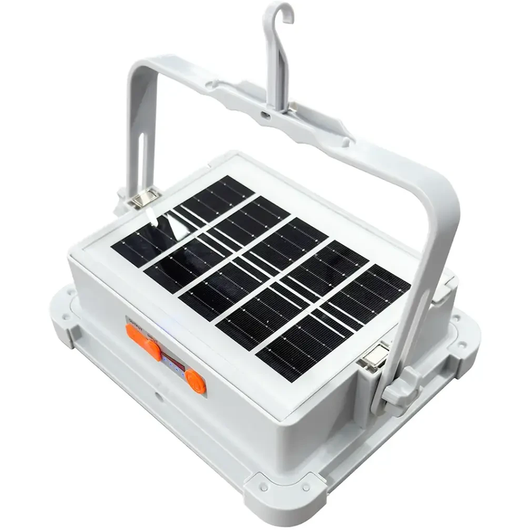 چراغ خورشیدی قابل شارژ Porodo Sunlite مدل PDQTS100WH - فروشگاه اپل پلاس