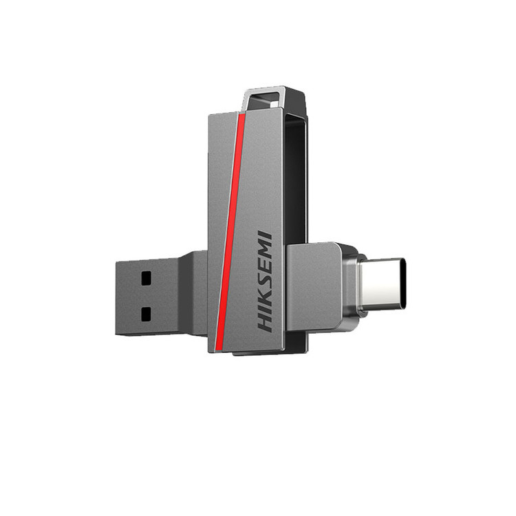 فلش Type-C OTG هایک سمی مدل HIKSEMI DUAL Slim HS-USB-E307C 128GB - فروشگاه اپل پلاس