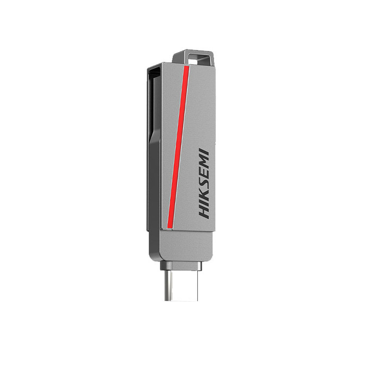 فلش Type-C OTG هایک سمی مدل HIKSEMI DUAL Slim HS-USB-E307C 128GB - فروشگاه اپل پلاس