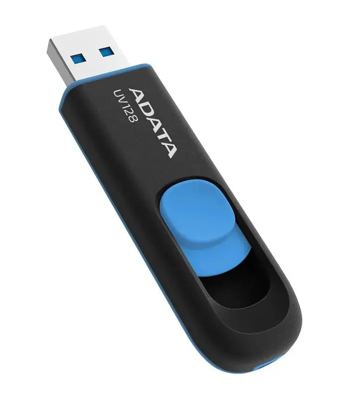 فلش مموری ای دیتا مدل UV128 USB 3.2 ظرفیت 128 گیگابایت گارانتی شرکتی - فروشگاه اپل پلاس