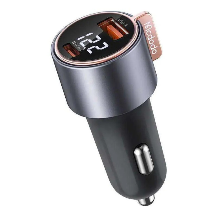 شارژر فندکی 75 وات مکدودو مدل CC-3690 | با ۲ پورت و نمایشگر دیجیتال - تصویر اصلی