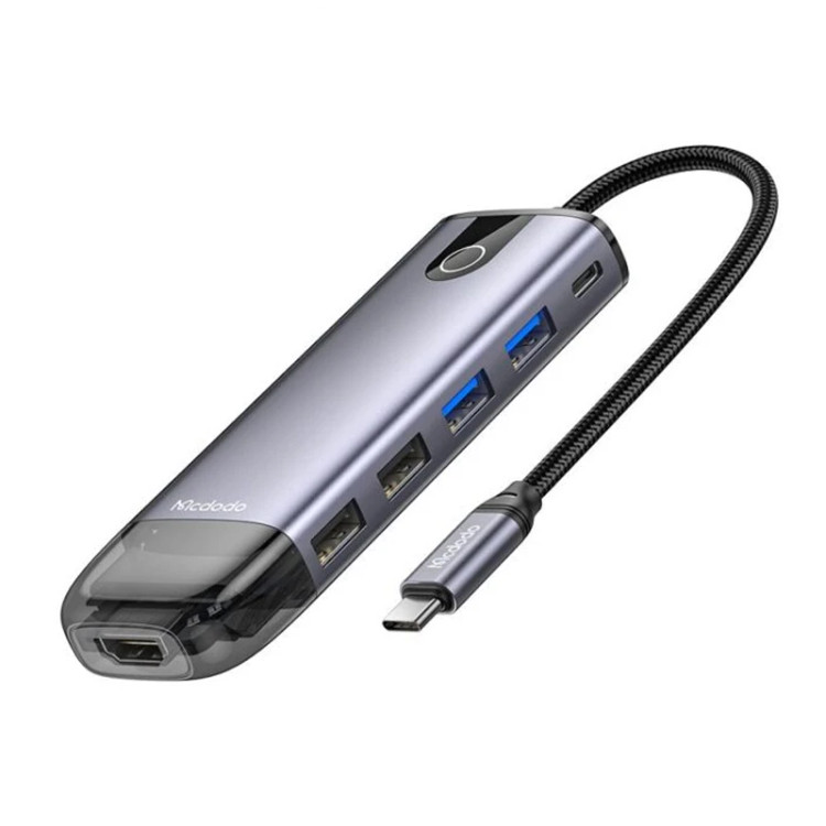 هاب 10 پورت USB-C مک دودو مدل HU-7420 - تصویر اصلی