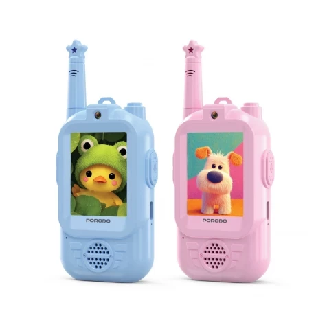 واکی تاکی تصویری شارژی Porodo Piko Rechargeable Video Walkie Talkie