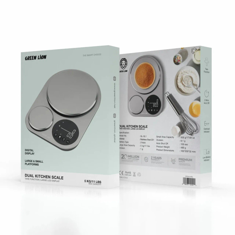 ترازو آشپزخانه دیجیتال گرین لاین مدل Dual Kitchen Scale