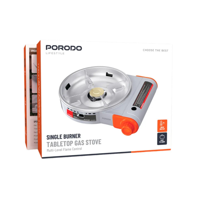 اجاق گاز رومیزی و سفری تکشعله پرودو Porodo PDLFSTK3000